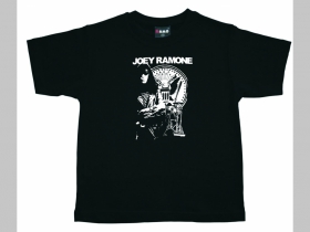 Joey Ramone  čierne detské tričko 100%bavlna Fruit of The Loom